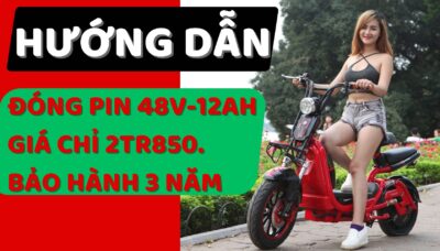 Hướng dẫn đóng pin xe đạp điện 48V-12ah chi tiết