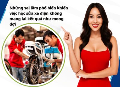 Vì sao nhiều người học sửa xe điện nhưng vẫn không làm được nghề?