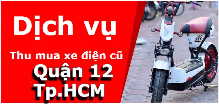 Thu mua xe đạp điện cũ, xe máy điện cũ Quận 12 – Giá hợp lý, giao dịch nhanh