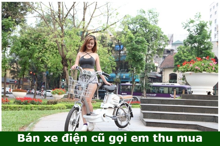 Nhân viên đến tận nơi thu mua xe điện cũ ở Hóc Môn