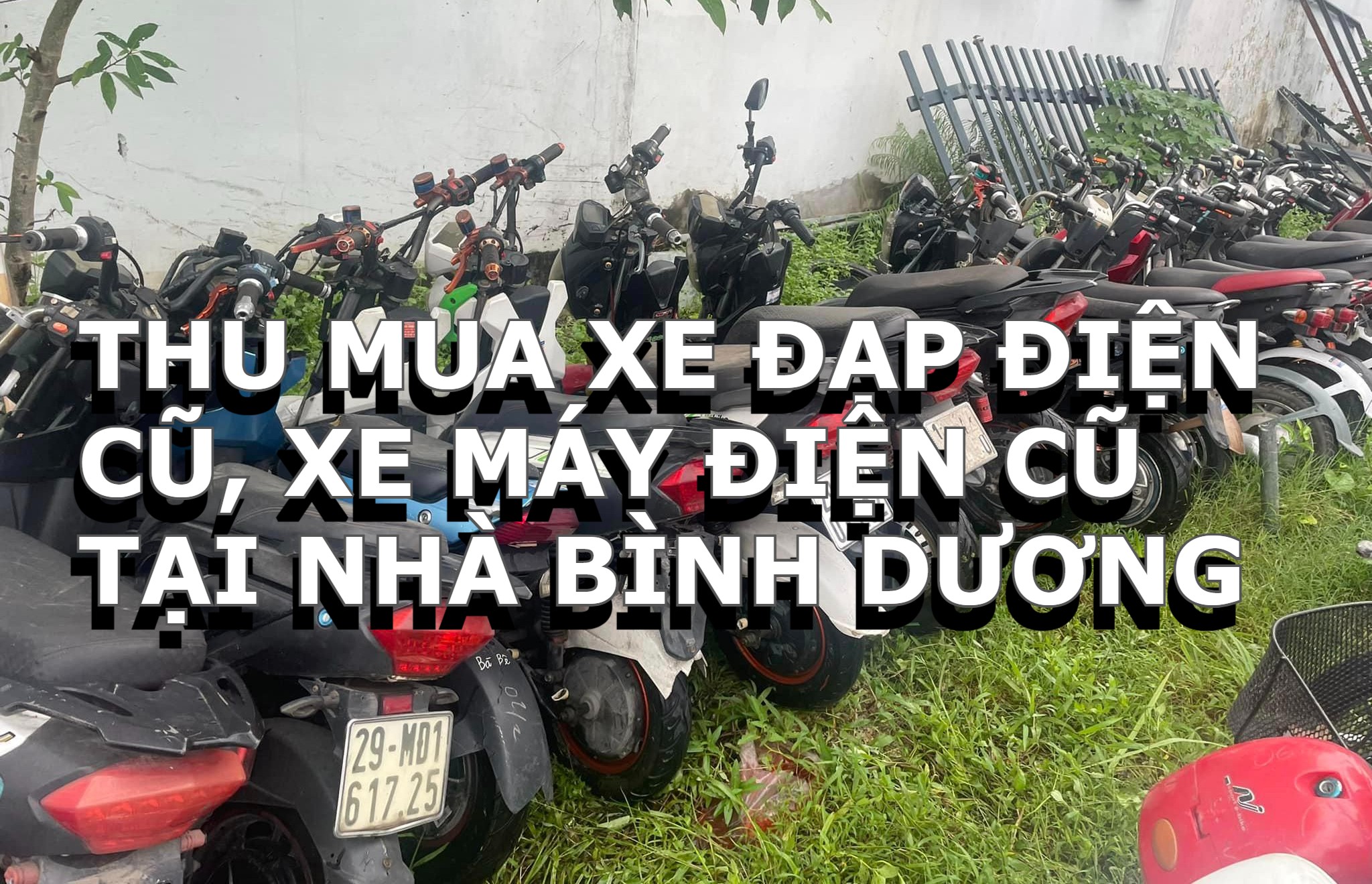 Thu mua xe đạp điện cũ, xe máy điện cũ tại nhà Bình Dương