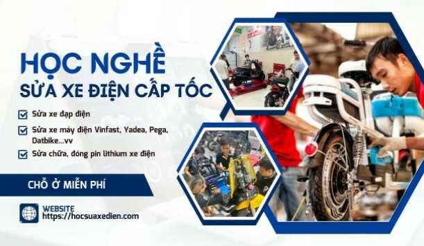 Baner trung tâm dạy học nghề sửa xe điện uy tín