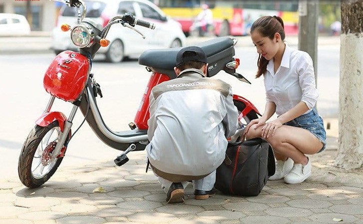 Dịch vụ sửa chữa xe điện khắp các tuyến phố, lưu động 24/24