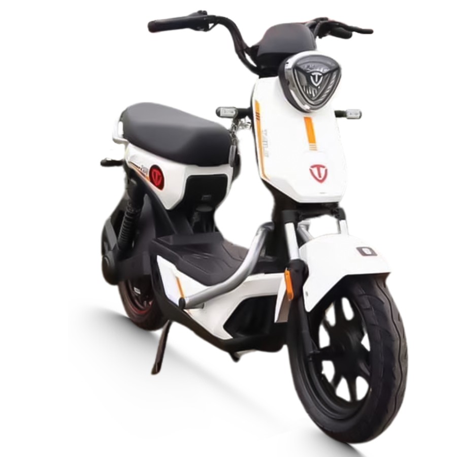 Xe đạp điện TAILG GX30 trắng tinh khôi