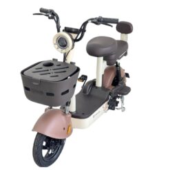 Xe đạp điện TAILG JY33 màu nâu cá tính