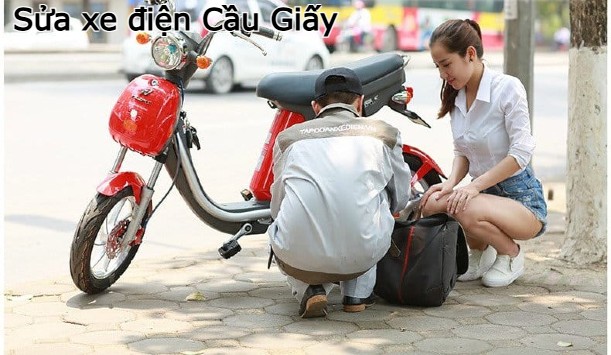 Sửa xe đạp điện, xe máy điện tại nhà khu vực Cầu Giấy