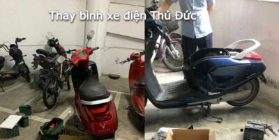 Thay bình ắc quy xe đạp điện, xe máy điện tại nhà Thủ Đức 