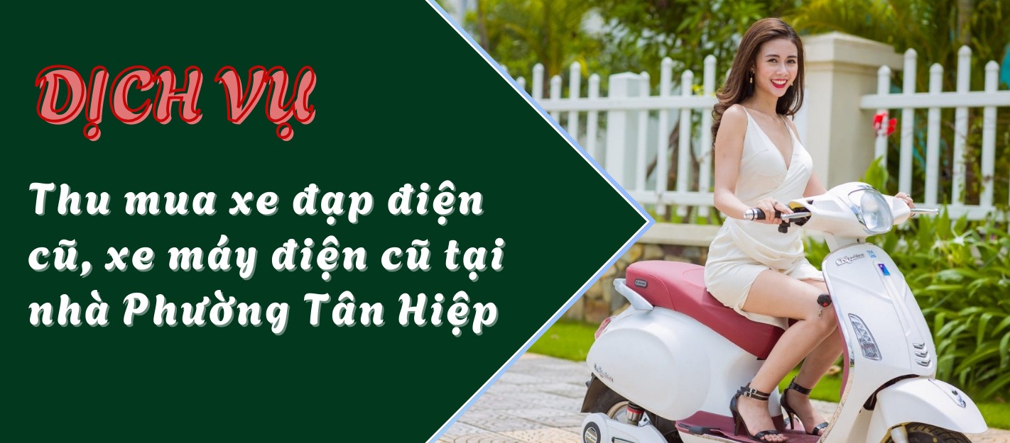 Dịch vụ thu mua xe điện cũ tại tân hiệp