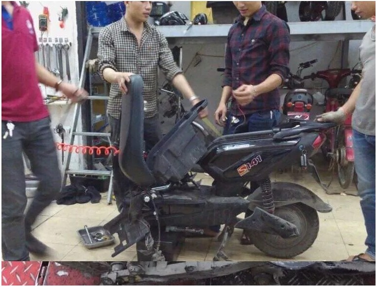 Xưởng học nghề sửa xe điện – Trải nghiệm thực tế qua video xưởng thực hành