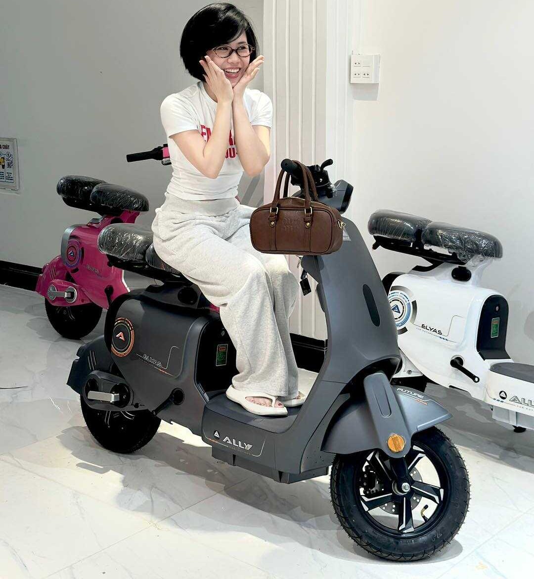 Xe đạp điện phong cách trẻ trung, màu sắc hiện đại