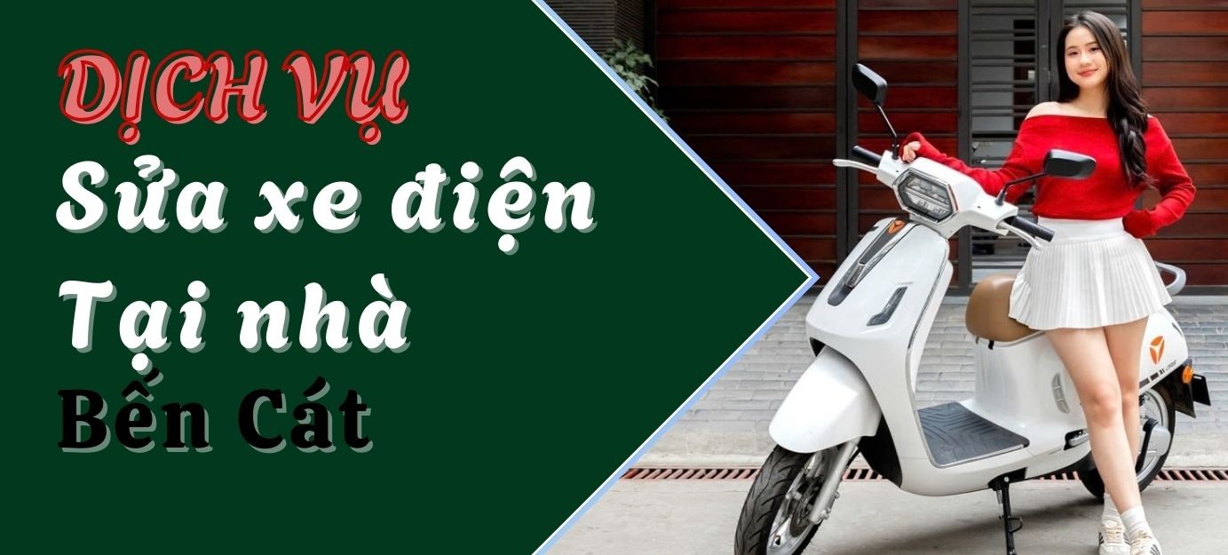 Dịch vụ sửa xe đạp điện, xe máy điện lưu động tại Bến Cát