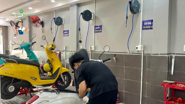 Kỹ thuật giỏi, xử lý nhanh được tất cả các lỗi trên xe điện