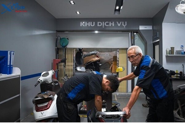 Hình ảnh học nghề tại Xe Điện Thành Tùng